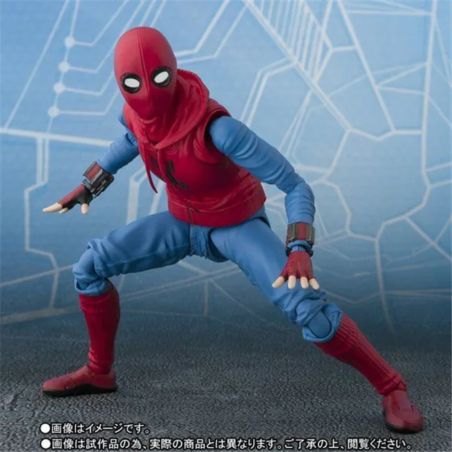 SHF Marvel Мстители женская версия Человек-паук ПВХ экшн-Фигурка Человека-паука