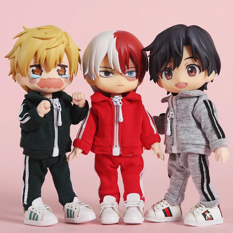 Ob11 baby clothes sportswear set school uniform coat GSC solid body round Molly 1/12 BJD doll clothes coat+pant Doll accessories
Ob11 baby clothes sportswear set school uniform coat GSC solid body round Molly 1/12 BJD doll clothes coat+pant Doll accessories