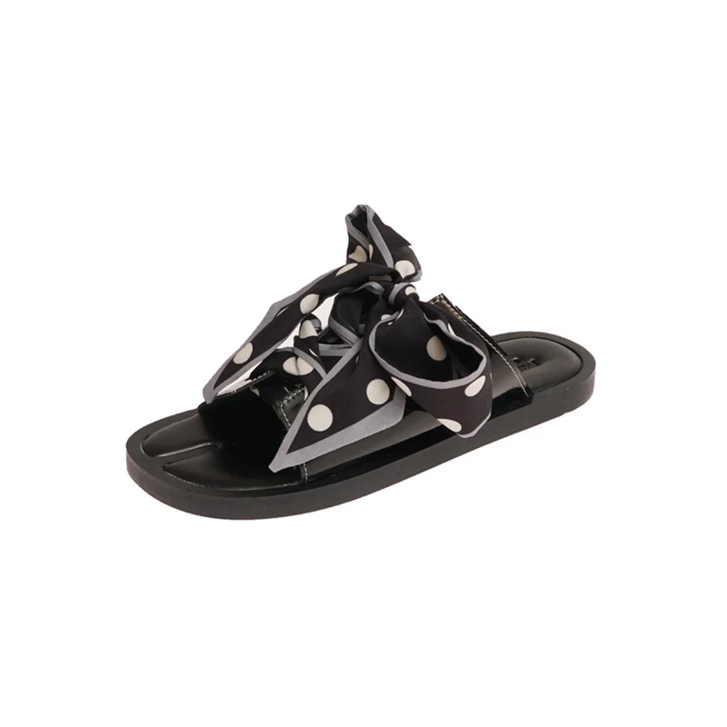 Butterfly-knot Slippers Women Polka Dot Flat Slides Outdoor Summer Shoes Beach Slippers Flip Flops Lady Shoes Zapatos De Mujer
Butterfly-knot Slippers Women Polka Dot Flat Slides Outdoor Summer Shoes Beach Slippers Flip Flops Lady Shoes Zapatos De Mujer
