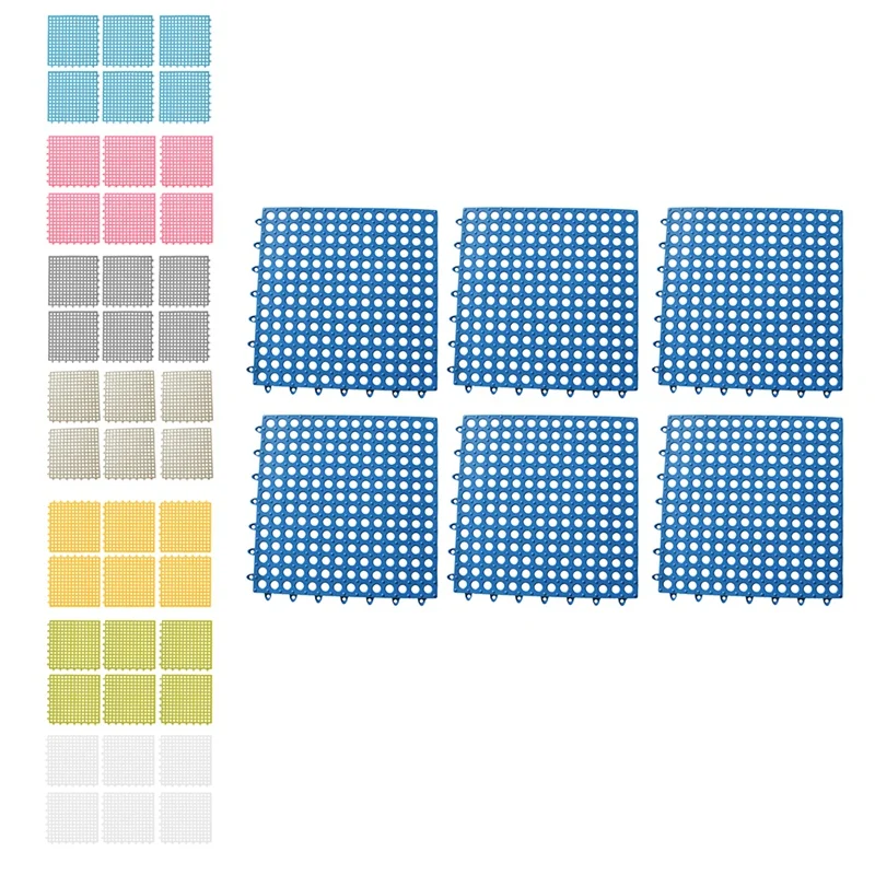6Pcs Anti-Slip Splicing Pvc Bathroom Toilet Kitchen Floor Mat Non Slip Mat Toilet Floor Mat 30X30CM
6Pcs Anti-Slip Splicing Pvc Bathroom Toilet Kitchen Floor Mat Non Slip Mat Toilet Floor Mat 30X30CM