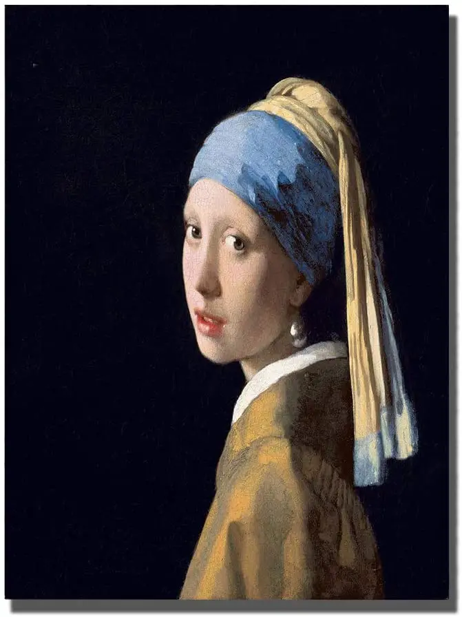 Brotherhood Girl with A Pearl Johannes Vermeer Portrait Paiting Vintage Reproduction Vintage Style Metal
Brotherhood Girl with A Pearl Johannes Vermeer Portrait Paiting Vintage Reproduction Vintage Style Metal