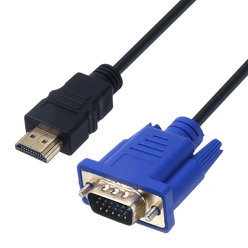 POHIKS 1pc High Quality 1080P HD Audio Converter 1.5/3 Meter HDMI-compatible to VGA Adapter Cable For PC DVD HDTV
POHIKS 1pc High Quality 1080P HD Audio Converter 1.5/3 Meter HDMI-compatible to VGA Adapter Cable For PC DVD HDTV