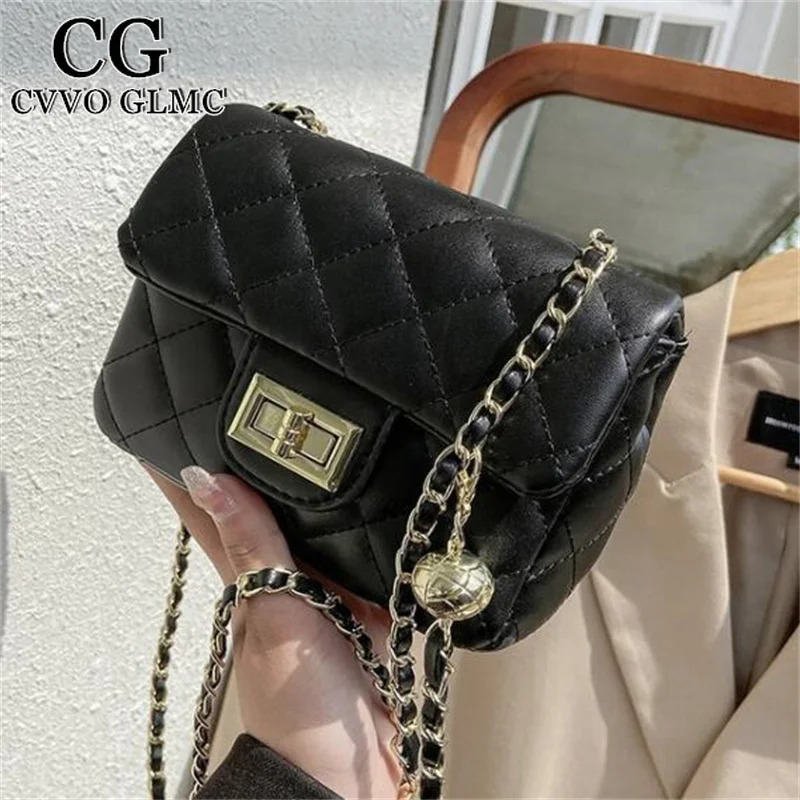 Cvvo Glmc 2021 New Ladies Bag Fashion Casual Messenger Bag Lattice Chain Bag Shoulder Bag Pure Color PU Handbag Mobile Phone Bag
Cvvo Glmc 2021 New Ladies Bag Fashion Casual Messenger Bag Lattice Chain Bag Shoulder Bag Pure Color PU Handbag Mobile Phone Bag