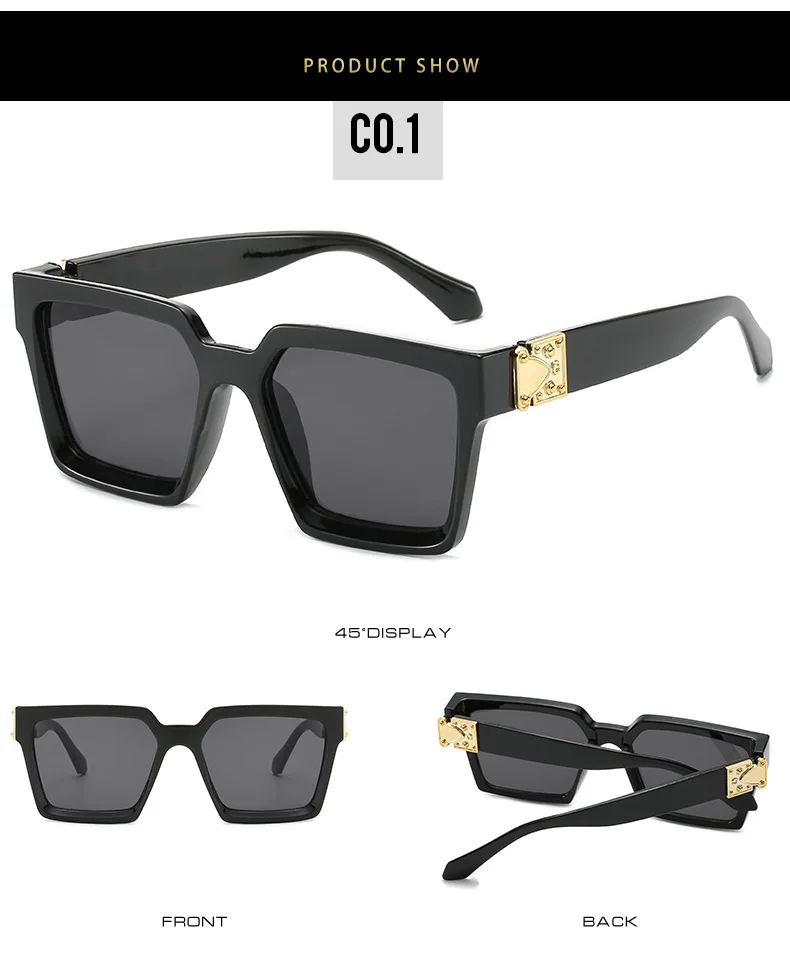 Newest Square Elegant Sunglasses Women Luxury Brand Designer Italy Sun Glasses Female Ladies Vintage Shades Eyewear
Newest Square Elegant Sunglasses Women Luxury Brand Designer Italy Sun Glasses Female Ladies Vintage Shades Eyewear