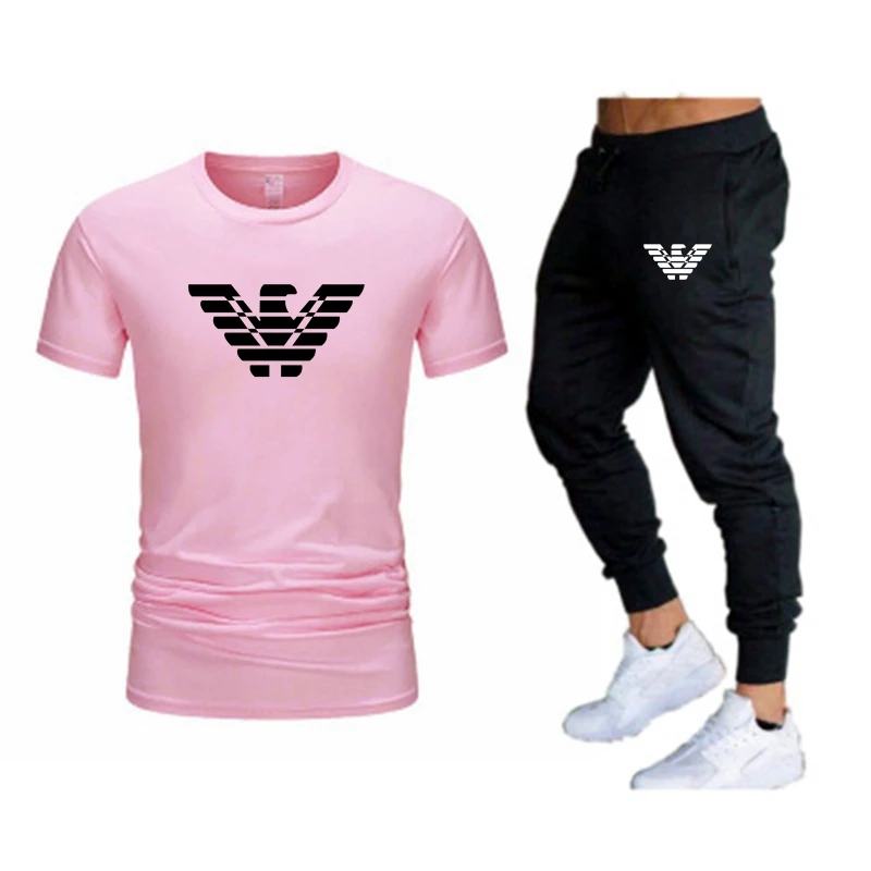 Men's Cotton T-shirt + Pants Casual Two-piece Sportswear for Fitness and Comfortable Sports
Men's Cotton T-shirt + Pants Casual Two-piece Sportswear for Fitness and Comfortable Sports