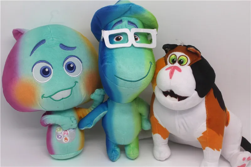 

Official Pixar Soul Joe Gardner, Mr Mittens cat, 22 Plush Toy Stuffed Doll