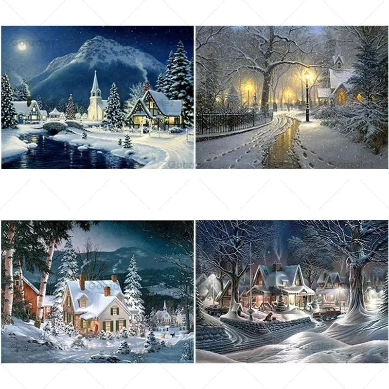 Diy Diamond Painting Home Christmas Decoration Full Drill Snow View Cross Stitch Mosaic Rhinestone Embroidery Art Handmade Gifts
Diy Diamond Painting Home Christmas Decoration Full Drill Snow View Cross Stitch Mosaic Rhinestone Embroidery Art Handmade Gifts