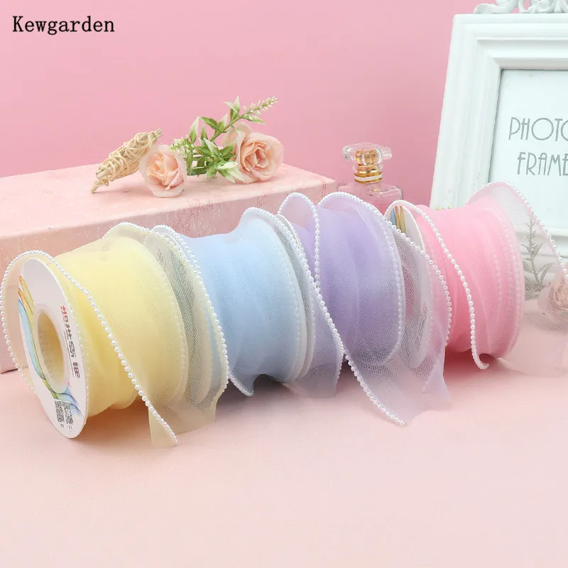 Kewgarden Wholesale Bead edge Organza Ribbons 6cm 60mm DIY Hair Bowknot Accessories Handmade Tape Packing Webbing 25 Meters
Kewgarden Wholesale Bead edge Organza Ribbons 6cm 60mm DIY Hair Bowknot Accessories Handmade Tape Packing Webbing 25 Meters