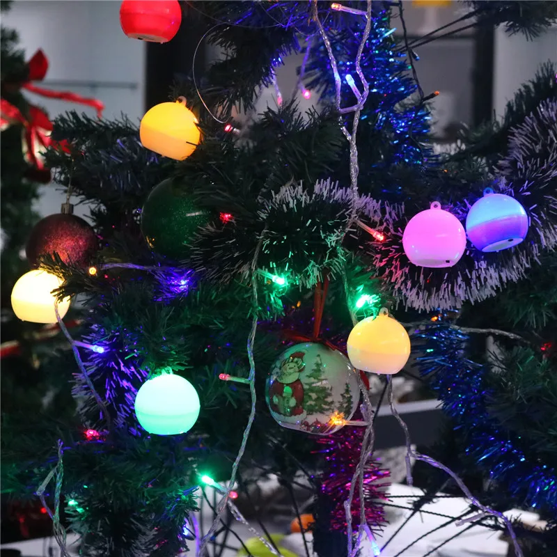 Holiday Lights Xmas Ball LED Night Lights Fairy Lamp Christmas Decorations for home room Navidad Tree Ornaments Wedding Decor
Holiday Lights Xmas Ball LED Night Lights Fairy Lamp Christmas Decorations for home room Navidad Tree Ornaments Wedding Decor