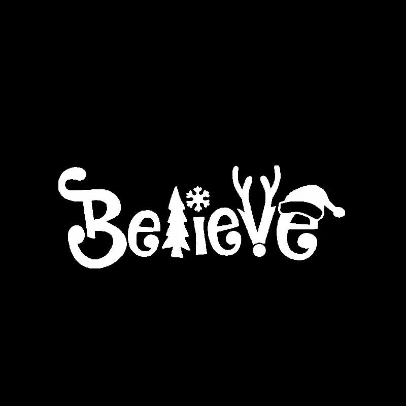 Christmas Element Decals High Quality Car Window Decoration Personality Pvc Waterproof Decals Black/white, 19cm*7cm
Christmas Element Decals High Quality Car Window Decoration Personality Pvc Waterproof Decals Black/white, 19cm*7cm