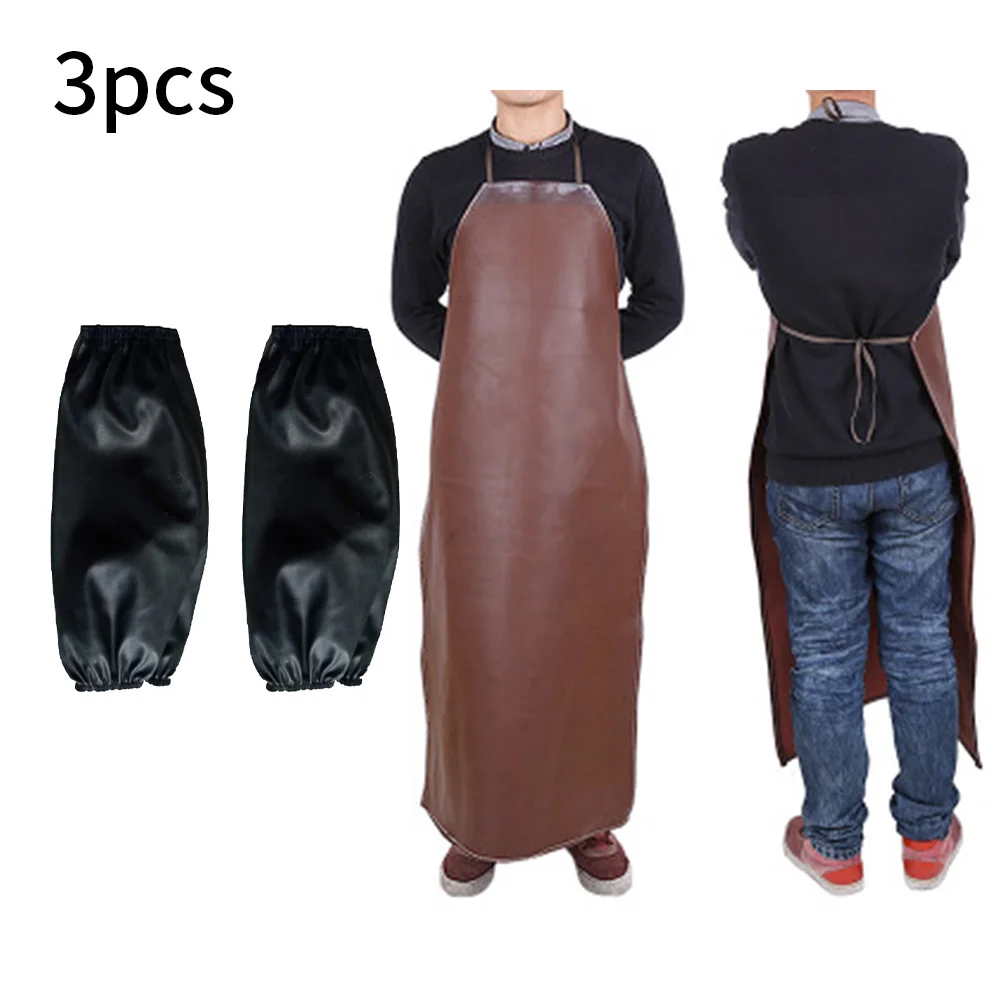 3pc/set Gardening Welding Apron Sleeves Gloves Protection Thorn Proof Leather Work Safety Workwear Glaziers Blacksmith
3pc/set Gardening Welding Apron Sleeves Gloves Protection Thorn Proof Leather Work Safety Workwear Glaziers Blacksmith