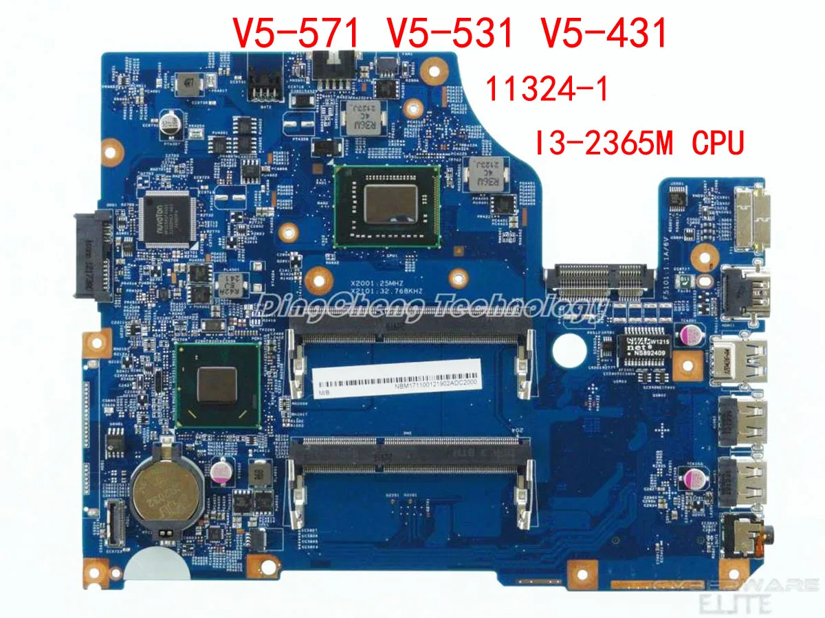 Материнская плата для ноутбука ACER V5-571 V5-531 11324-1 488.4vm02. 011 I3-2365M CPU материнская плата NBM1711001 100% протестирована
Материнская плата для ноутбука ACER V5-571 V5-531 11324-1 488.4vm02. 011 I3-2365M CPU материнская плата NBM1711001 100% протестирована