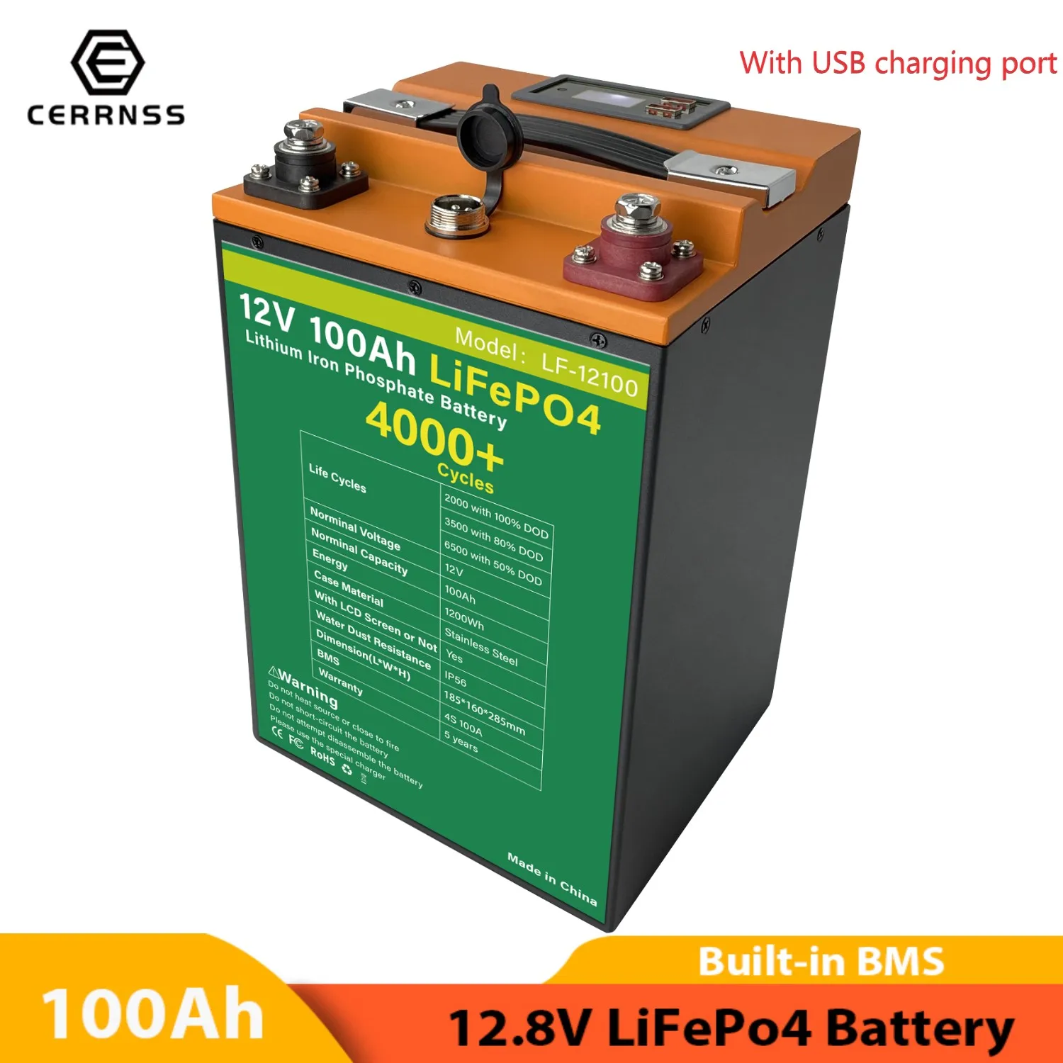 Аккумуляторная батарея LiFePO4, 12 В, 100 Ач, 100 Ач, литий-железо-фосфат, встроенная батарея BMS, аккумуляторная батарея для лодочного мотора, ЕС, США, ...
Аккумуляторная батарея LiFePO4, 12 В, 100 Ач, 100 Ач, литий-железо-фосфат, встроенная батарея BMS, аккумуляторная батарея для лодочного мотора, ЕС, США, ...