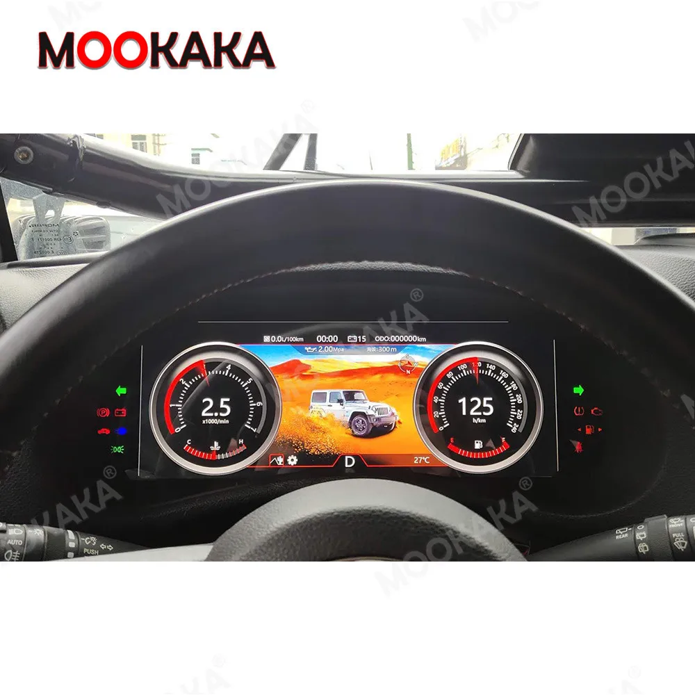 For Jeep Wrangler 2010-2017 Meter Screen 12.3" Android 9.0 Car Dashboard Instrument Display Multimedia Player Car GPS Navigation
For Jeep Wrangler 2010-2017 Meter Screen 12.3" Android 9.0 Car Dashboard Instrument Display Multimedia Player Car GPS Navigation
