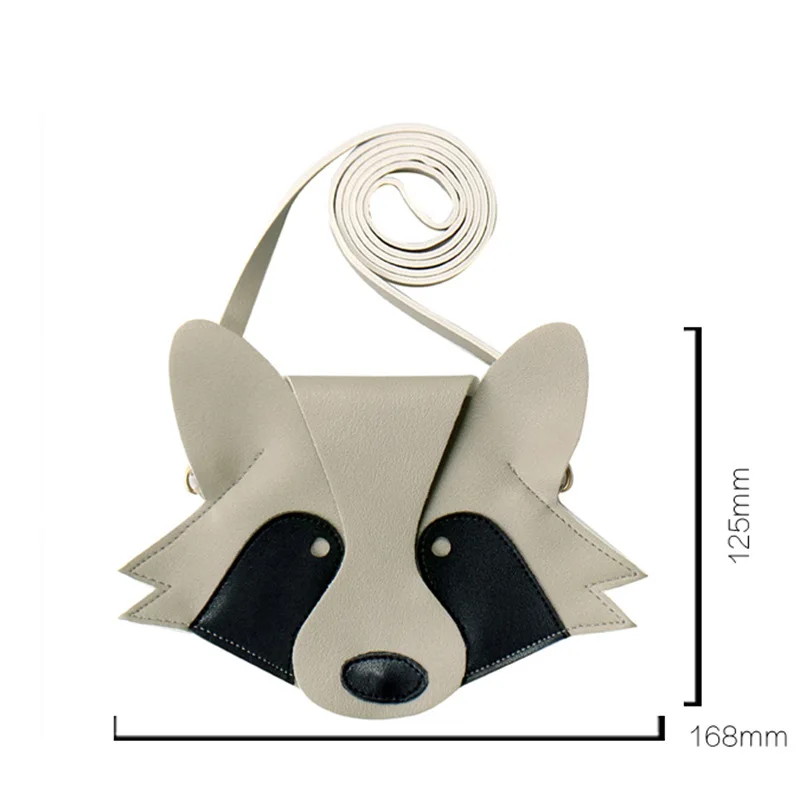 Handmade Raccoon Children Shoulder Bag Animal Shape Raccoon Bags PU Coin Purse Cartoon Cute Baby Pocket Christmas Gift
Handmade Raccoon Children Shoulder Bag Animal Shape Raccoon Bags PU Coin Purse Cartoon Cute Baby Pocket Christmas Gift