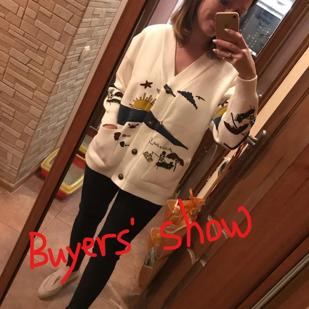 ZOGAA Spring Autumn Women's Sweater Knitting 2019 New Girl V-neck Jacquard Cardigan Sweater Winter Korean Style Outwear Top
ZOGAA Spring Autumn Women's Sweater Knitting 2019 New Girl V-neck Jacquard Cardigan Sweater Winter Korean Style Outwear Top