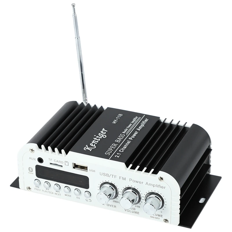 Kentiger-Hy-118 2,1 + 1 4 канала Выход сабвуфер Tf/Usb Fm аудио Мощность усилитель стерео усилитель
Kentiger-Hy-118 2,1 + 1 4 канала Выход сабвуфер Tf/Usb Fm аудио Мощность усилитель стерео усилитель