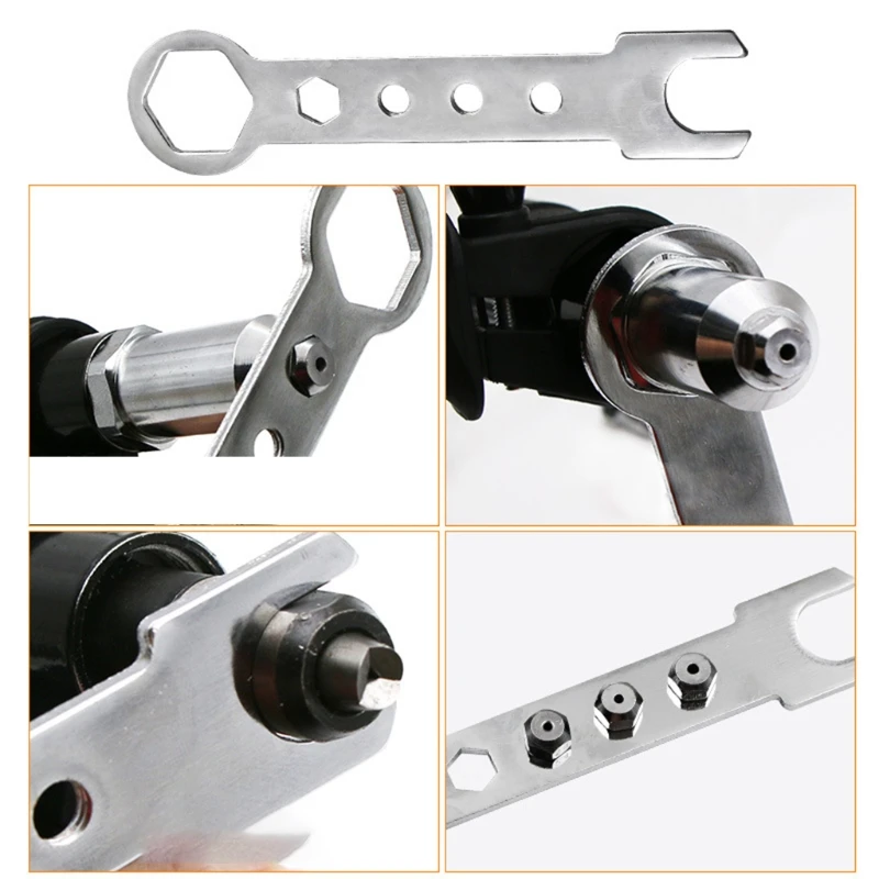 Electric Riveting Nut Machine Drill Adapter Riveter Riveting Tool Kit Drill Adapter Riveter Insert Nut Tools
Electric Riveting Nut Machine Drill Adapter Riveter Riveting Tool Kit Drill Adapter Riveter Insert Nut Tools
