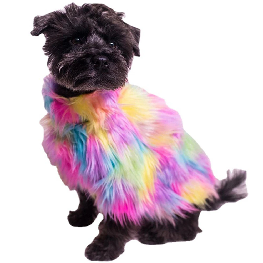 Dog Winter Clothes Faux Fur Sweater For Small Medium Pet Dogs Soft Warm Costumes Chihuahua Cotton Clothing French Bulldog Coat 
Dog Winter Clothes Faux Fur Sweater For Small Medium Pet Dogs Soft Warm Costumes Chihuahua Cotton Clothing French Bulldog Coat