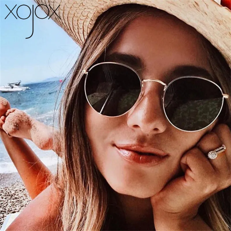XojoX 2020 Роскошные зеркальные солнцезащитные очки для женщин/мужчин брендовые дизайнерские очки женские круглые солнцезащитные очки уличные...
XojoX 2020 Роскошные зеркальные солнцезащитные очки для женщин/мужчин брендовые дизайнерские очки женские круглые солнцезащитные очки уличные...