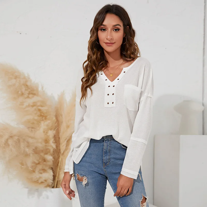2021 autumn Solid Simple oversized tshirt harajuku long T Shirt Women Sexy T-shirts Women 90s White Pink long Sleeve Tops
2021 autumn Solid Simple oversized tshirt harajuku long T Shirt Women Sexy T-shirts Women 90s White Pink long Sleeve Tops
