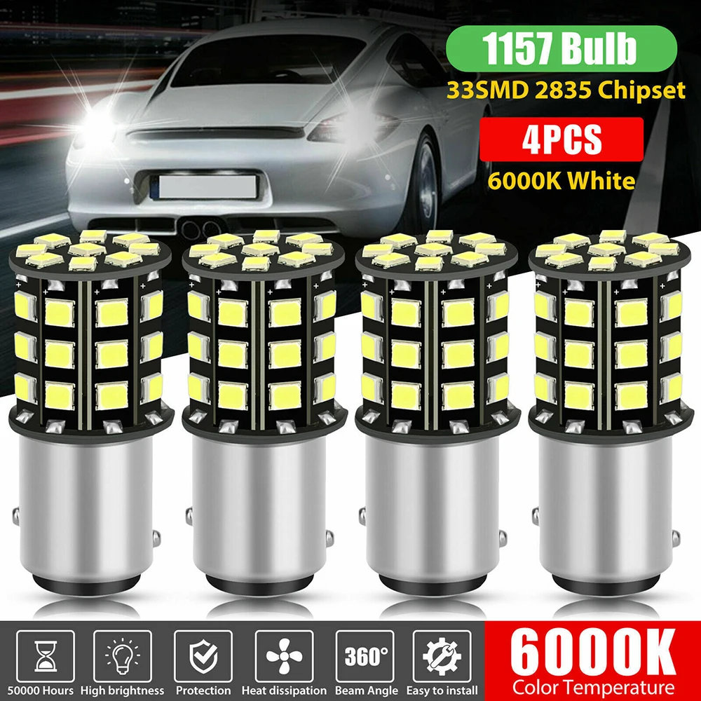 4 шт. 1157 33 SMD белые Автомобильные светодиодные стоп-сигналы сигнал поворота задние фонари автомобильные задние светодиодсветодиодный лампы ... 
4 шт. 1157 33 SMD белые Автомобильные светодиодные стоп-сигналы сигнал поворота задние фонари автомобильные задние светодиодсветодиодный лампы ...