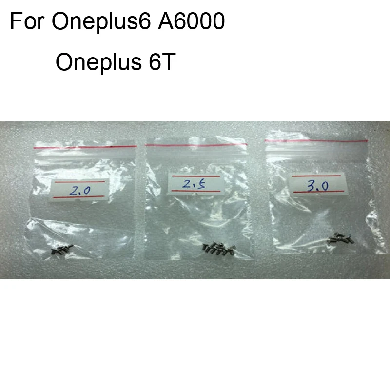 Полный комплект винтов для Oneplus 6 A6000 6T oneplus A6010 винт на материнской плате |