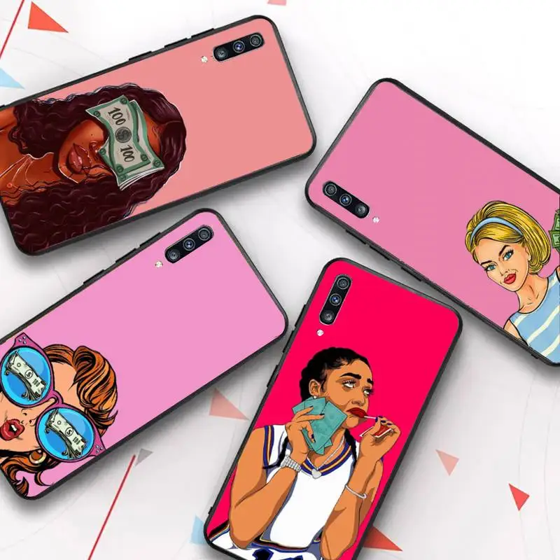 Afro Girls Black Women Make Money Cash Girl Phone Case for Samsung Galaxy A51 30s a71 Cover for A21s A70 10 A30 A91 Capa
Afro Girls Black Women Make Money Cash Girl Phone Case for Samsung Galaxy A51 30s a71 Cover for A21s A70 10 A30 A91 Capa
