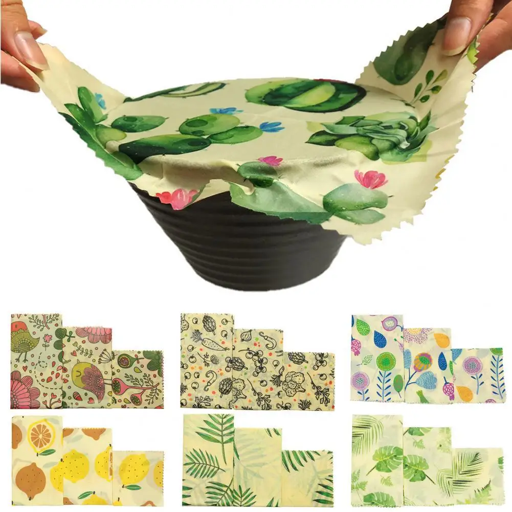 3Pcs Food Preservation Cloth Print Pattern Reusable Cotton Bread Sandwich Wrapping Beewax Wrap for Food Storage
3Pcs Food Preservation Cloth Print Pattern Reusable Cotton Bread Sandwich Wrapping Beewax Wrap for Food Storage