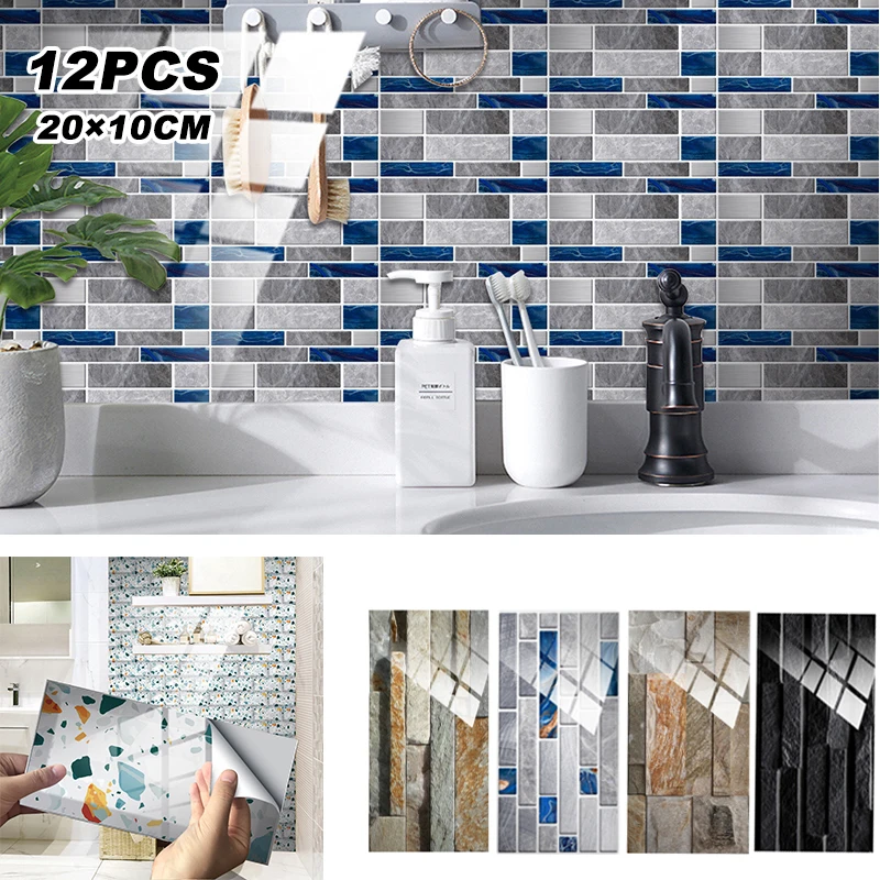 12pcs Three-dimensional Stickers Waterproof PVC Self-adhesive Floor Stickers Kitchen Oil-proof Decorative Stickers Tile Stickers
12pcs Three-dimensional Stickers Waterproof PVC Self-adhesive Floor Stickers Kitchen Oil-proof Decorative Stickers Tile Stickers