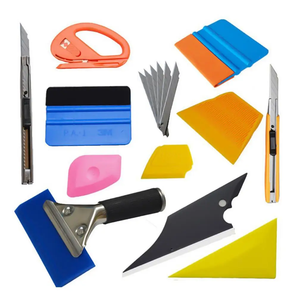 12Pcs/Set Car Window Tint Foil Tool Vehicle Vinyl Film Wrap Application Set Stickers Cutter Knife Window Tints Soft Squeegee Kit
12Pcs/Set Car Window Tint Foil Tool Vehicle Vinyl Film Wrap Application Set Stickers Cutter Knife Window Tints Soft Squeegee Kit