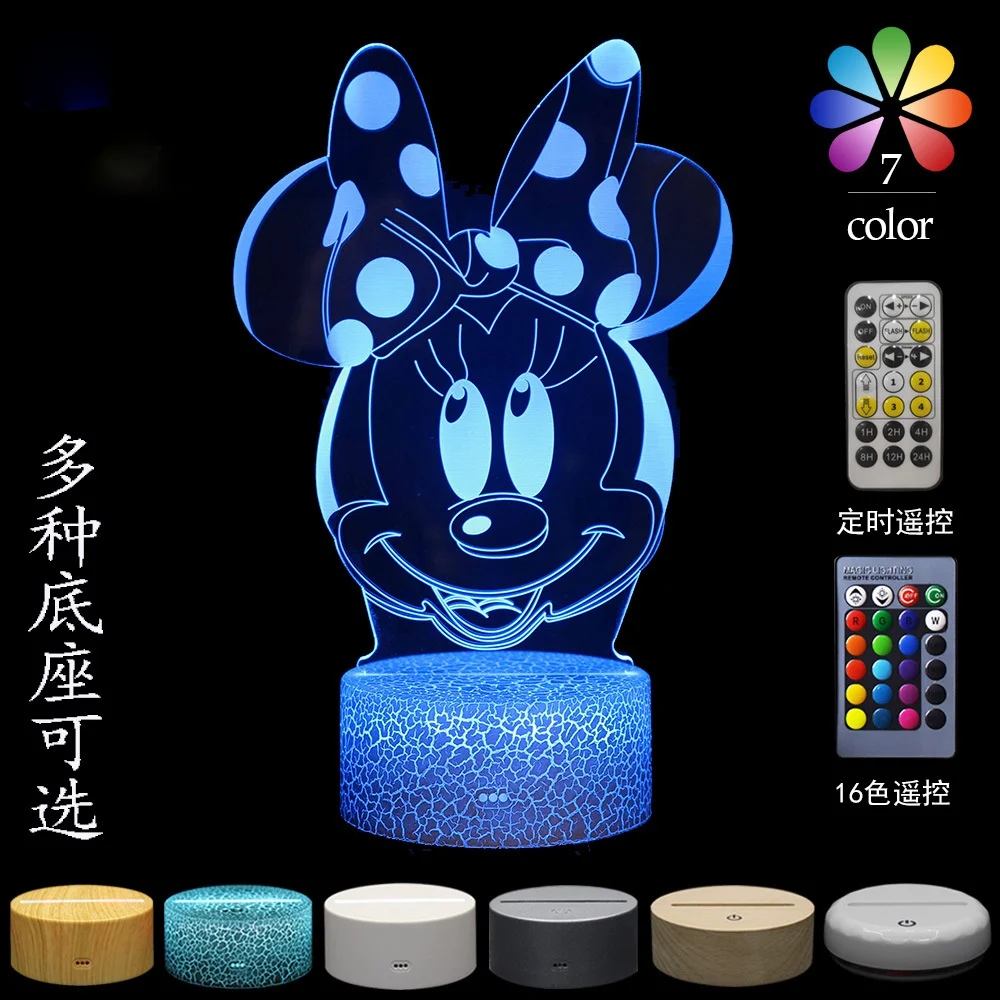 Disney Mickey Minnie 3D Creative Table Lamp Valentine's Day 7/16 LED Light Holiday Gift Night Light Decoration Birthday Gift
Disney Mickey Minnie 3D Creative Table Lamp Valentine's Day 7/16 LED Light Holiday Gift Night Light Decoration Birthday Gift