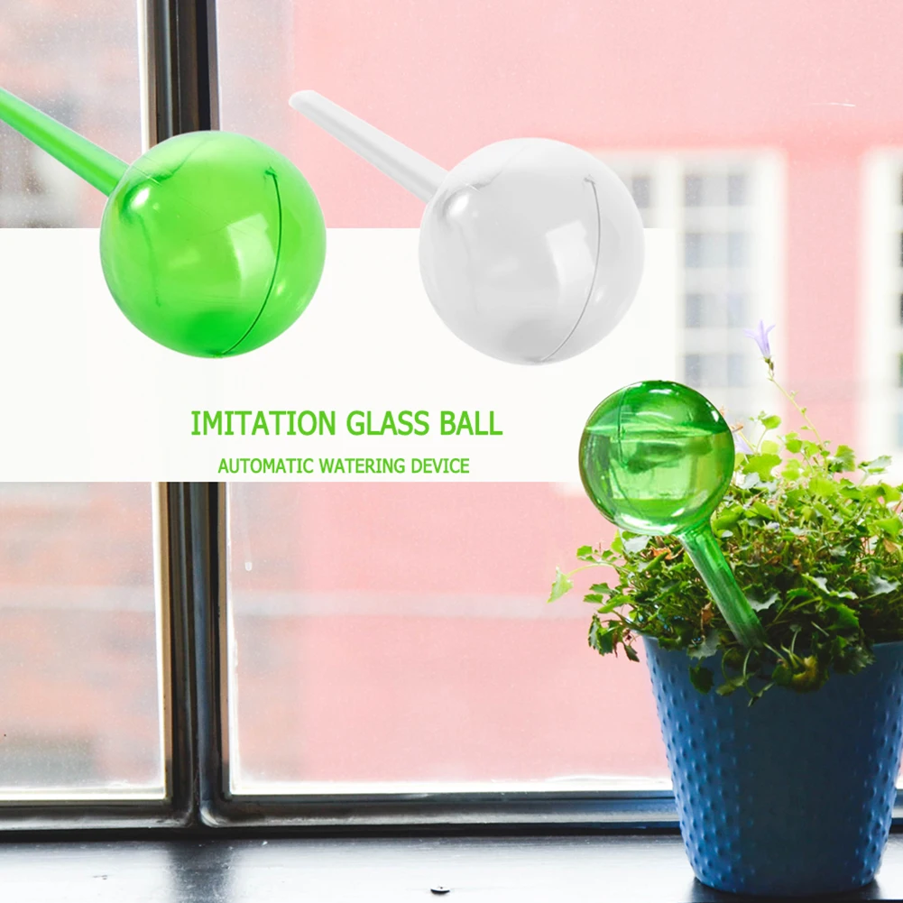 Auto Drip Irrigation Ball Watering Device Imitation Glass Flower Water Dropper Garden House Waterer Water Cans
Auto Drip Irrigation Ball Watering Device Imitation Glass Flower Water Dropper Garden House Waterer Water Cans