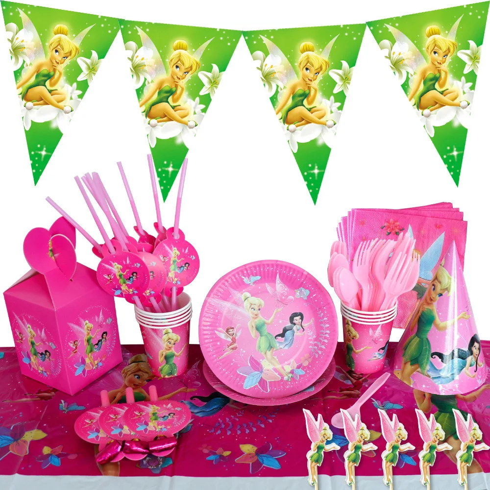 Tinker Bell Theme Disposable Tableware Baby Shower Tinkerbell Birthday Party Decorations Disposable Plates Napkins Cups Banners
Tinker Bell Theme Disposable Tableware Baby Shower Tinkerbell Birthday Party Decorations Disposable Plates Napkins Cups Banners