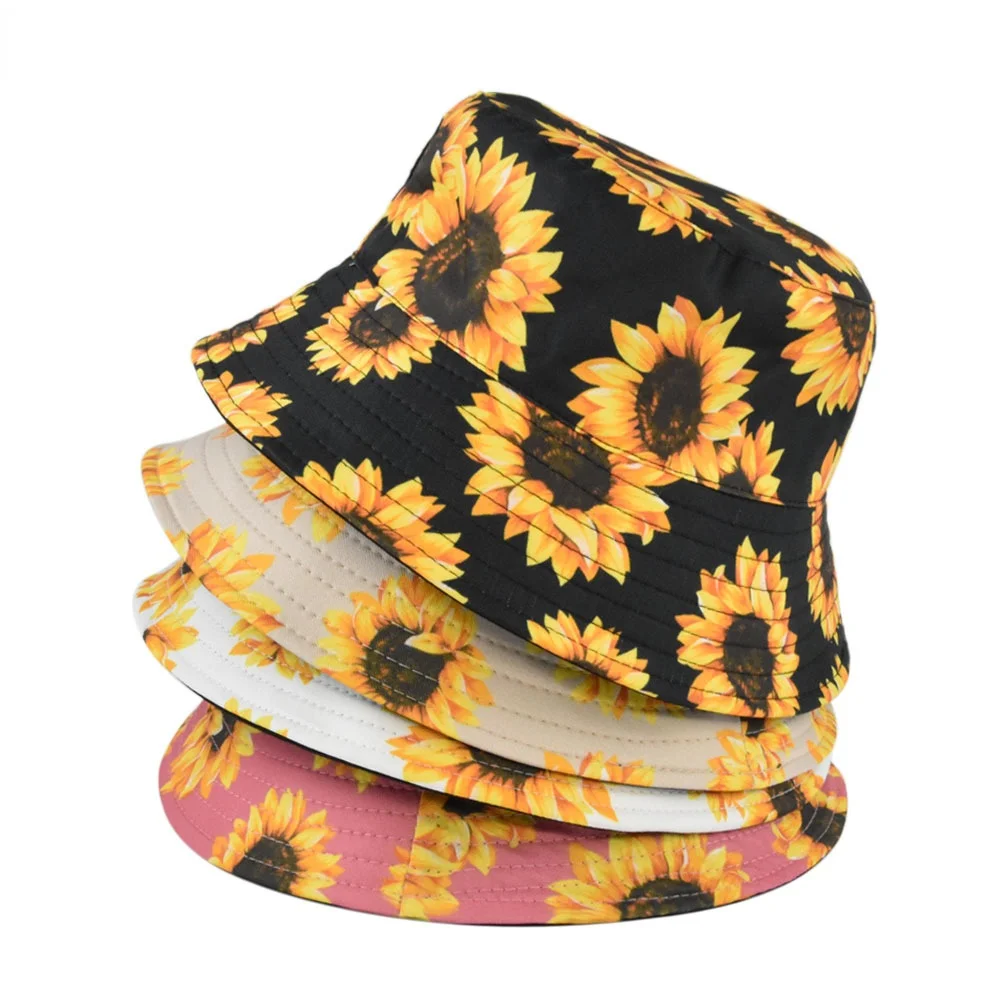 Sunflower Double-Sided Bucket Hat Women Men Harajuku Female Printed Panama Cap Outdoor Fishing Hats Sunscreen Bonnets Bob Gorras
Sunflower Double-Sided Bucket Hat Women Men Harajuku Female Printed Panama Cap Outdoor Fishing Hats Sunscreen Bonnets Bob Gorras