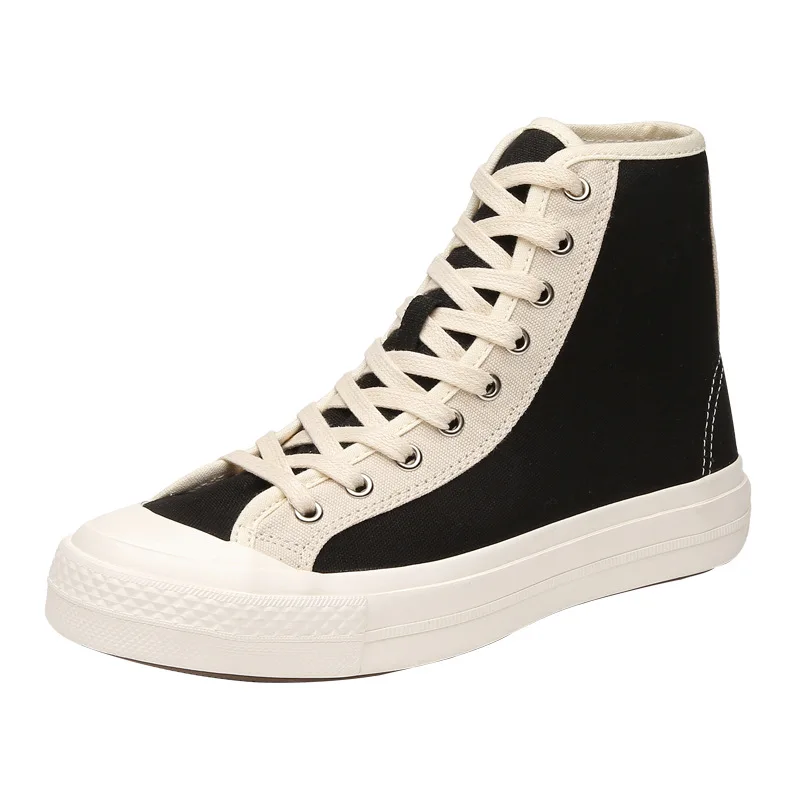 Creative Women's Shoes Korean Wear-resistant Vulcanized Shoes Couple Models Single Shoes High-top Lace-up Work Canvas Shoes Men
Creative Women's Shoes Korean Wear-resistant Vulcanized Shoes Couple Models Single Shoes High-top Lace-up Work Canvas Shoes Men