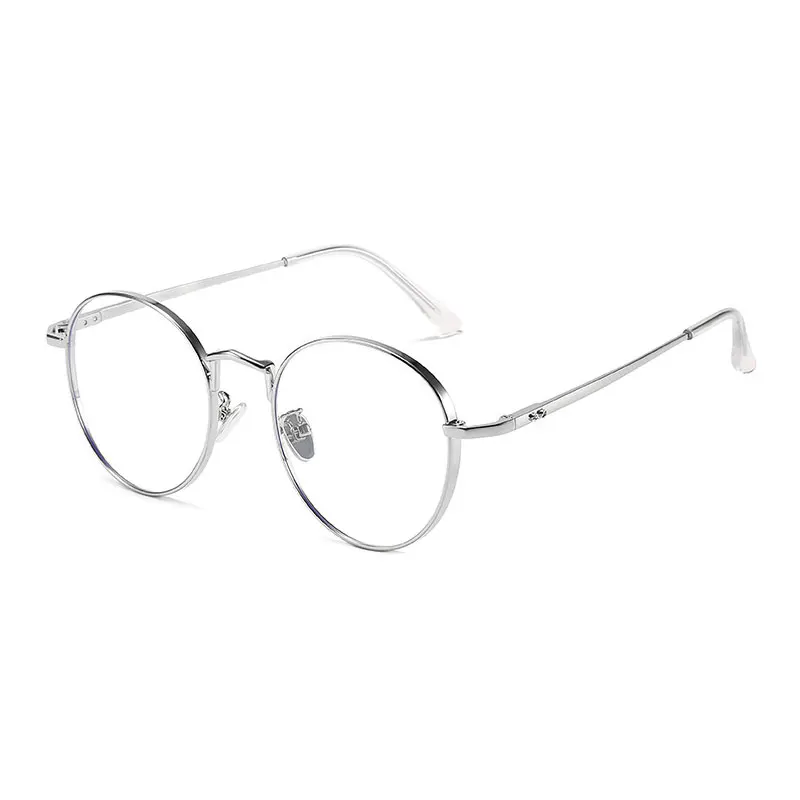 Glasses For Man and Woman Full Rim Metal Frame Eyewears Round Shape Frame Anti-Blue Light Lenses Optical Spectacles
Glasses For Man and Woman Full Rim Metal Frame Eyewears Round Shape Frame Anti-Blue Light Lenses Optical Spectacles