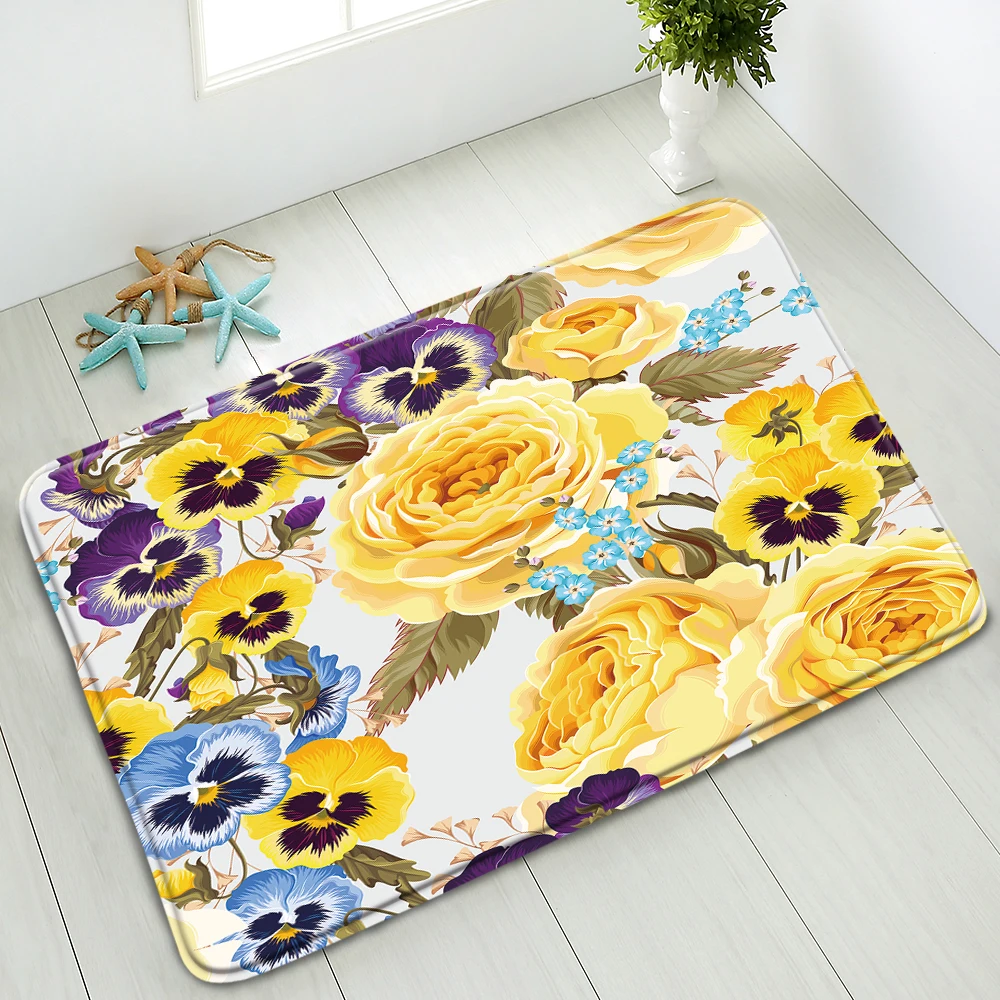 Flowers Birds Bath Mat Color Floral Plant Bathroom Non-Slip Mat Kitchen Bedroom Doormat Washable Balcony Carpet Rug Home Decor
Flowers Birds Bath Mat Color Floral Plant Bathroom Non-Slip Mat Kitchen Bedroom Doormat Washable Balcony Carpet Rug Home Decor