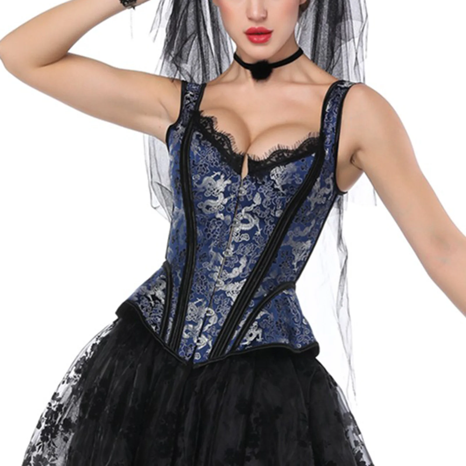 Sexy Lace Up Corset Plus Size Erotic Buckle Floral Women Bustier Corsets Lingerie Tops Brocade Slim Strap Push Up Top
Sexy Lace Up Corset Plus Size Erotic Buckle Floral Women Bustier Corsets Lingerie Tops Brocade Slim Strap Push Up Top