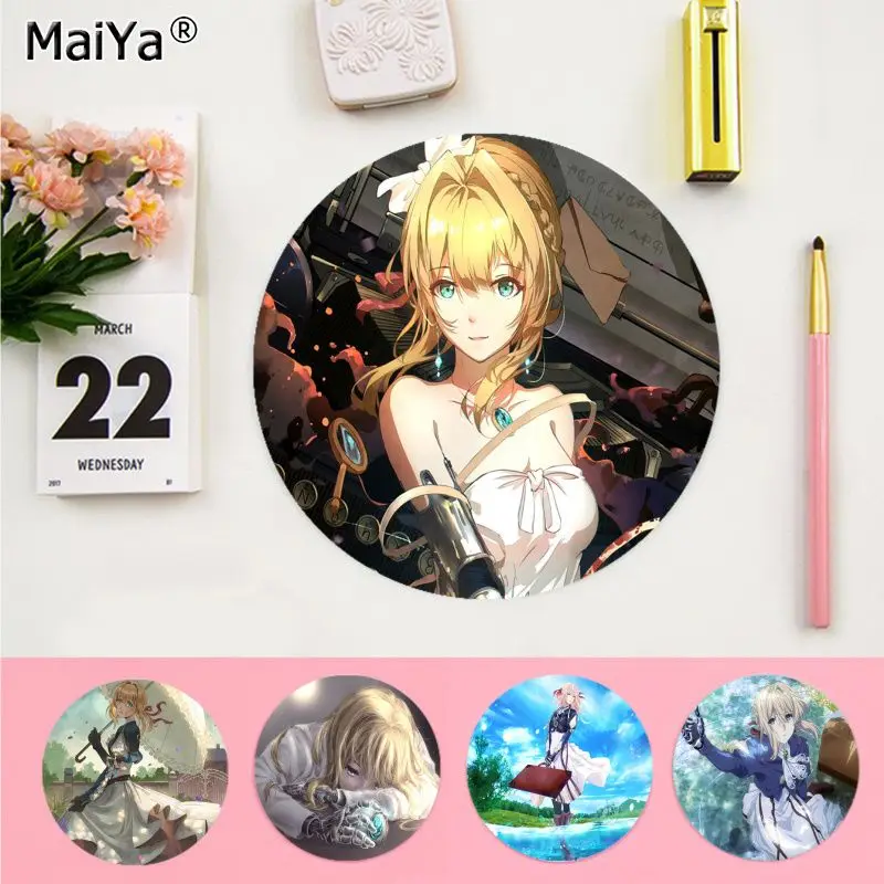 Maiya Funny Violet Evergarden round Mouse pad PC Computer mat Anti-Slip Laptop PC Mice Pad Mat gaming Mousepad
Maiya Funny Violet Evergarden round Mouse pad PC Computer mat Anti-Slip Laptop PC Mice Pad Mat gaming Mousepad