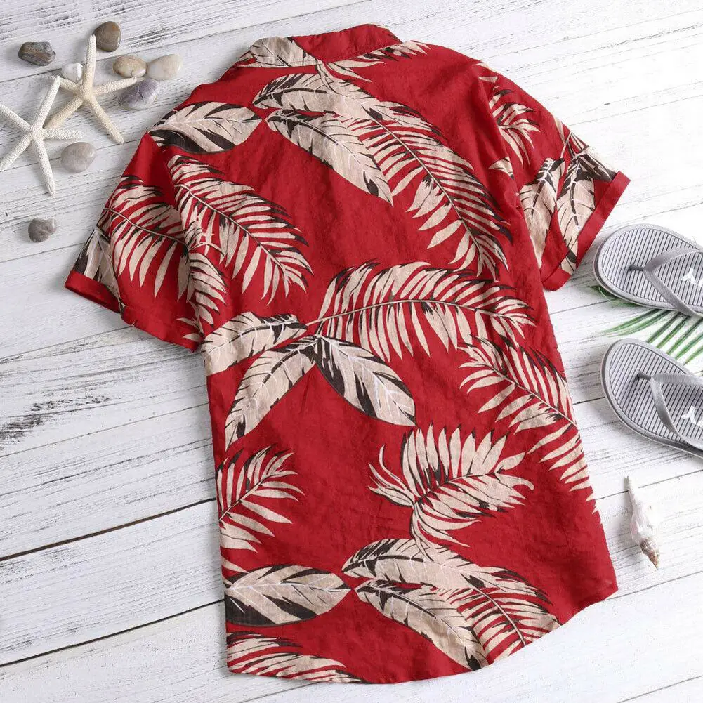 US Men's Hawaiian Shirt Summer Floral Print Beach Short Sleeve Casual Luau Shirt Tops Holiday Shirts Tops
US Men's Hawaiian Shirt Summer Floral Print Beach Short Sleeve Casual Luau Shirt Tops Holiday Shirts Tops