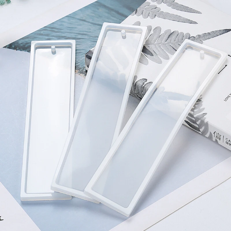 1/2PCS Craft DIY Transparent UV Resin Liquid Silicone Mold Rectangle Bookmarks Resin Molds For DIY Pendant Charms Making Jewelry
1/2PCS Craft DIY Transparent UV Resin Liquid Silicone Mold Rectangle Bookmarks Resin Molds For DIY Pendant Charms Making Jewelry