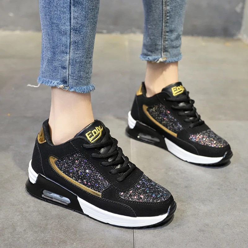 2021 Fashion Women Casual Shoes Height Increasing Sneakers Women Glitter Sneakers Platform Walking Footwear zapatillas mujer
2021 Fashion Women Casual Shoes Height Increasing Sneakers Women Glitter Sneakers Platform Walking Footwear zapatillas mujer