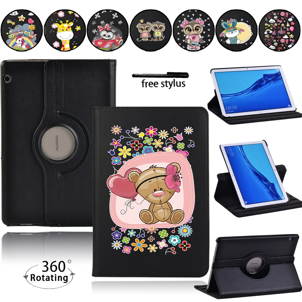 360 Rotating Tablet Case for Huawei MediaPad T3 10 9.6"/T5 10 10.1" with Wake-Up Function Case + Free Stylus
360 Rotating Tablet Case for Huawei MediaPad T3 10 9.6"/T5 10 10.1" with Wake-Up Function Case + Free Stylus