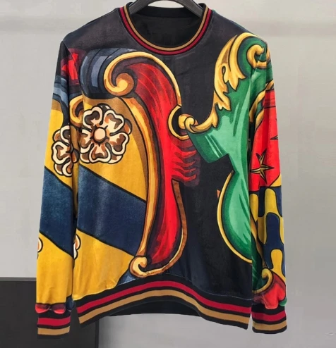 2020 20ss брендовая бархатная Толстовка с принтом короны, пуловер, свитшот для мужчин в Королевском Стиле
2020 20ss брендовая бархатная Толстовка с принтом короны, пуловер, свитшот для мужчин в Королевском Стиле