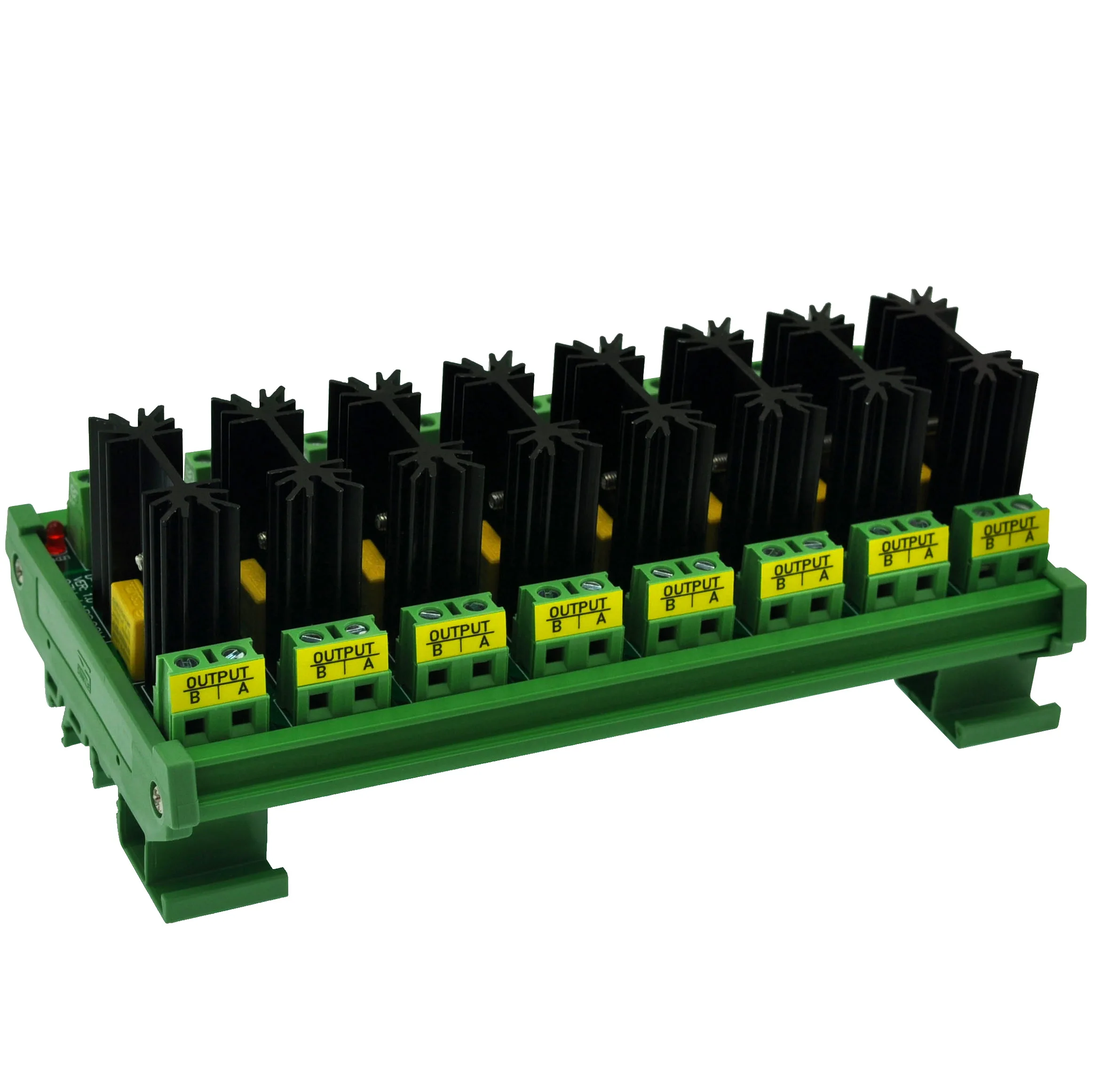 CZH-LABS DIN рейка крепление 8 Ампер твердотельные реле SSR модуль в 4 ~ 32VDC 100 240VAC. (8