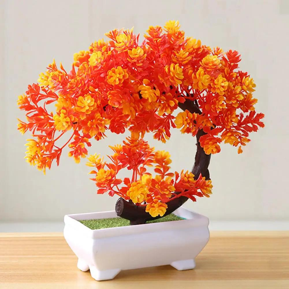 Artificial Potted Plant Bonsai for Home Dining-table Office Decoration Simulation pot 
Artificial Potted Plant Bonsai for Home Dining-table Office Decoration Simulation pot