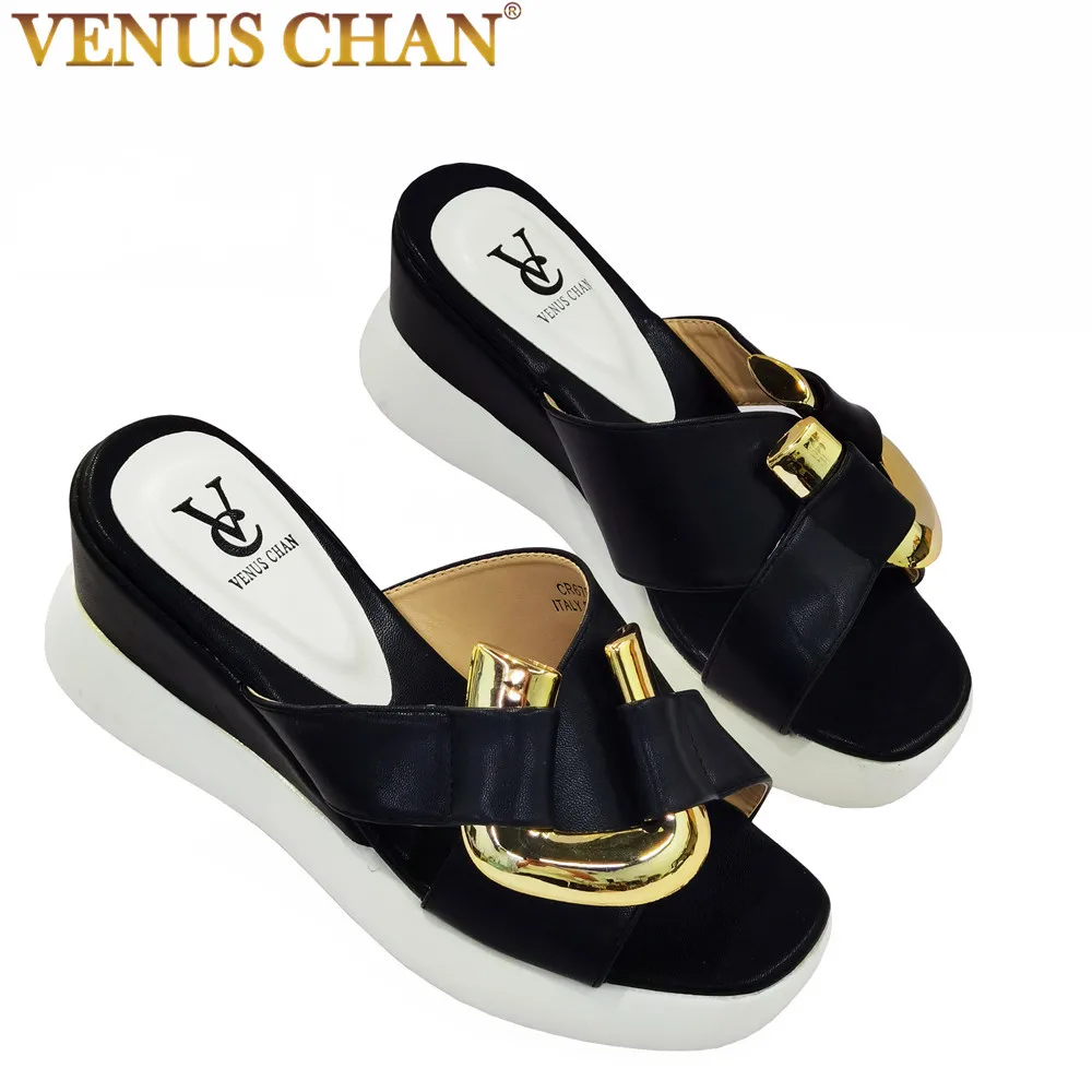 New Arrival Women Summer Slippers Ladies Rhinestone PU Wedges Shoes Female Casual Slingbacks Sandals Comfortable Platform Woman
New Arrival Women Summer Slippers Ladies Rhinestone PU Wedges Shoes Female Casual Slingbacks Sandals Comfortable Platform Woman