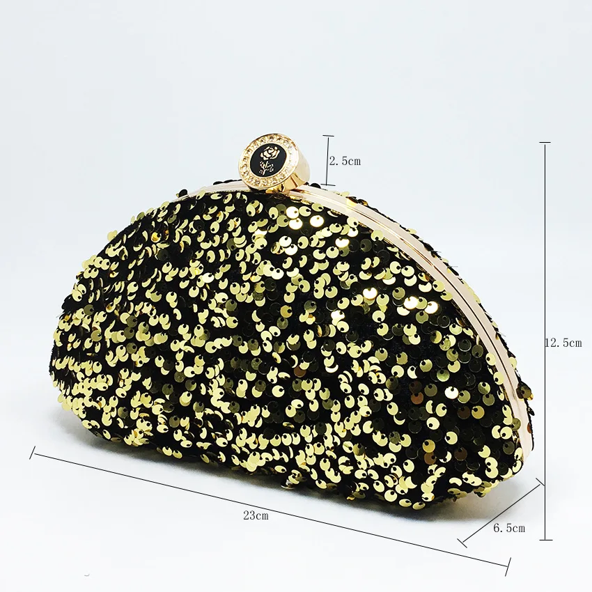 Luxury Sequins Evening Bags for Women Handbag Designer Chian Women Crossbody Shoulder Bags Wedding Banquet Party Clutch Purse
Luxury Sequins Evening Bags for Women Handbag Designer Chian Women Crossbody Shoulder Bags Wedding Banquet Party Clutch Purse