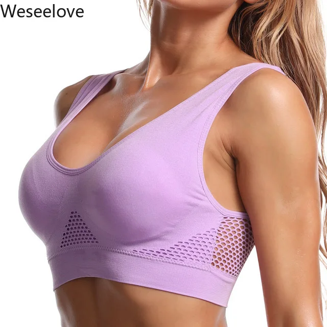 Weseelove размера плюс бюстгальтер 4XL5XL бесшовные бюстгальтеры для женщин нижнее